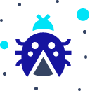 Virus and phishing protection icon